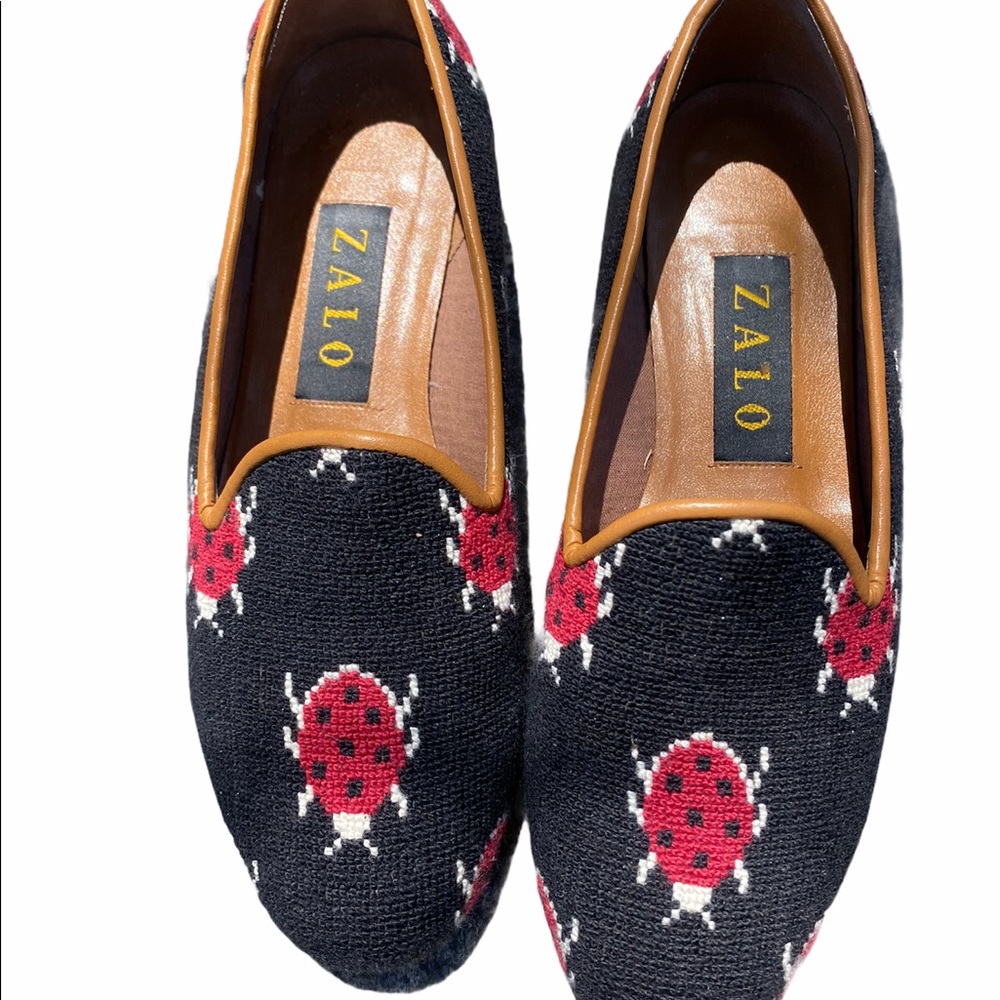 Zalo needlepoint shoes
